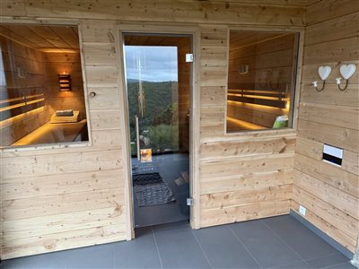 L'espace détente et sauna